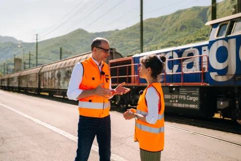 Conversazione tra Alexander Muhm e Sabine Baumgartner.