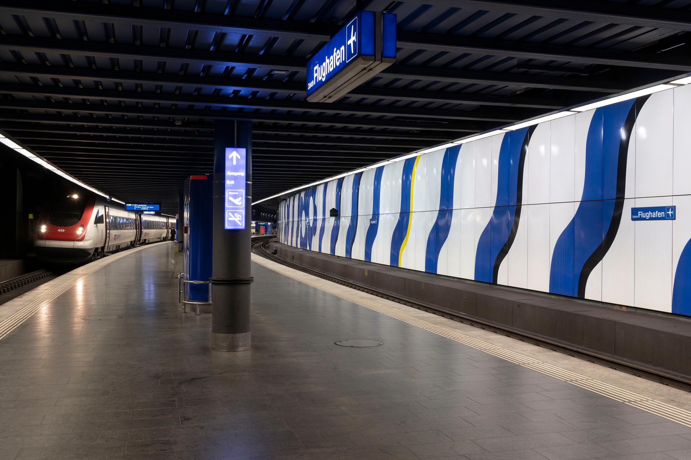 Symbolbild vom Bahnhof Zürich Flughafen