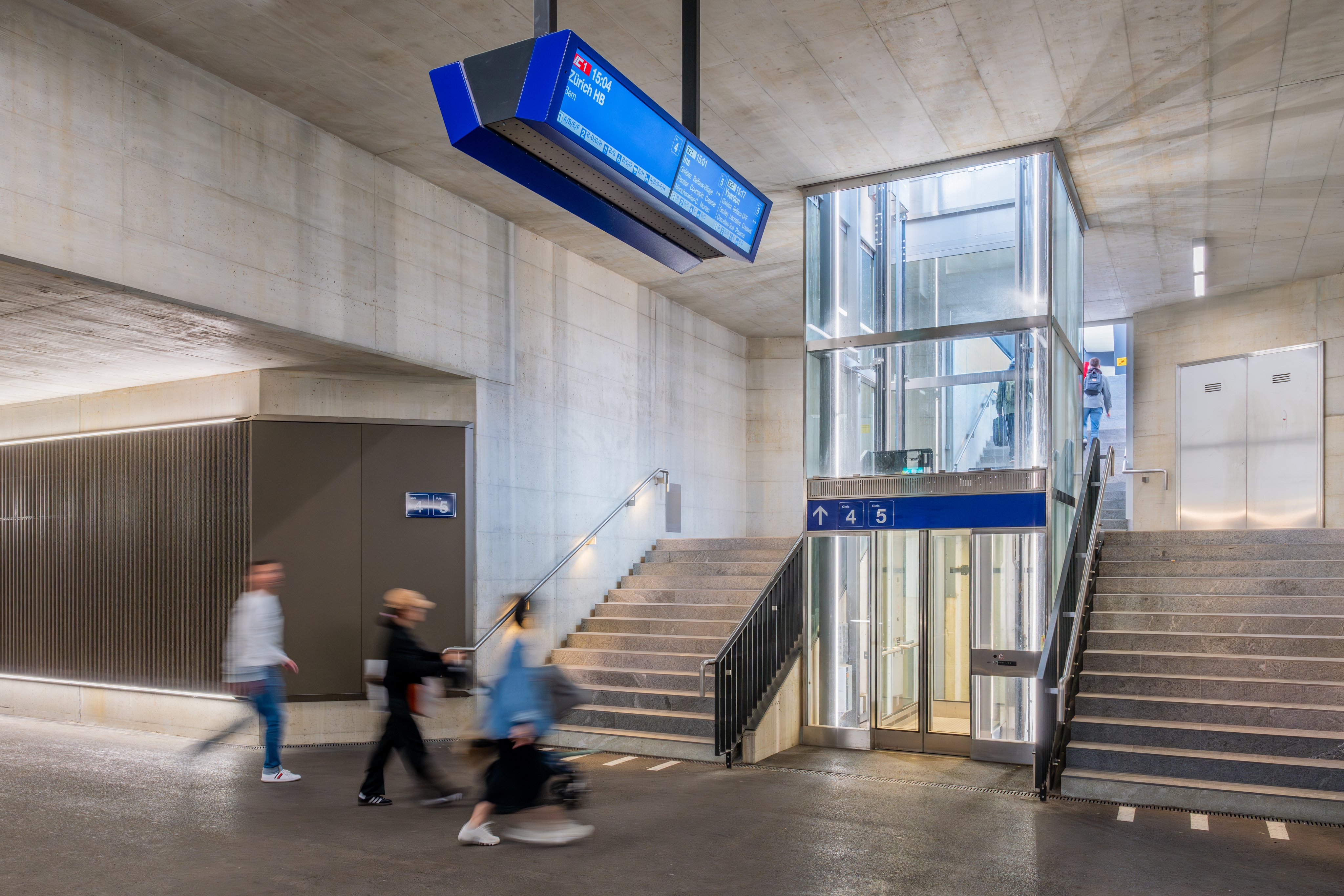 Nouvelle étape dans la modernisation de la gare de Fribourg/Freiburg et inauguration du deuxième passage inférieur