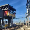 Bahnhof Basel SBB: Letzte Einschubetappe der provisorischen Passerelle