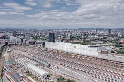 Eine Visualisierung des Arealteils, der in Zukunft bebaut werden soll.