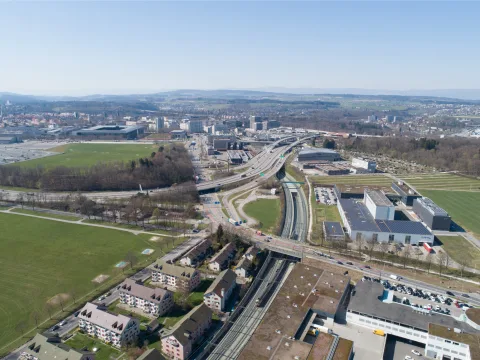 Die Visualisierung zeigt den neuen Wankdorftunnel.