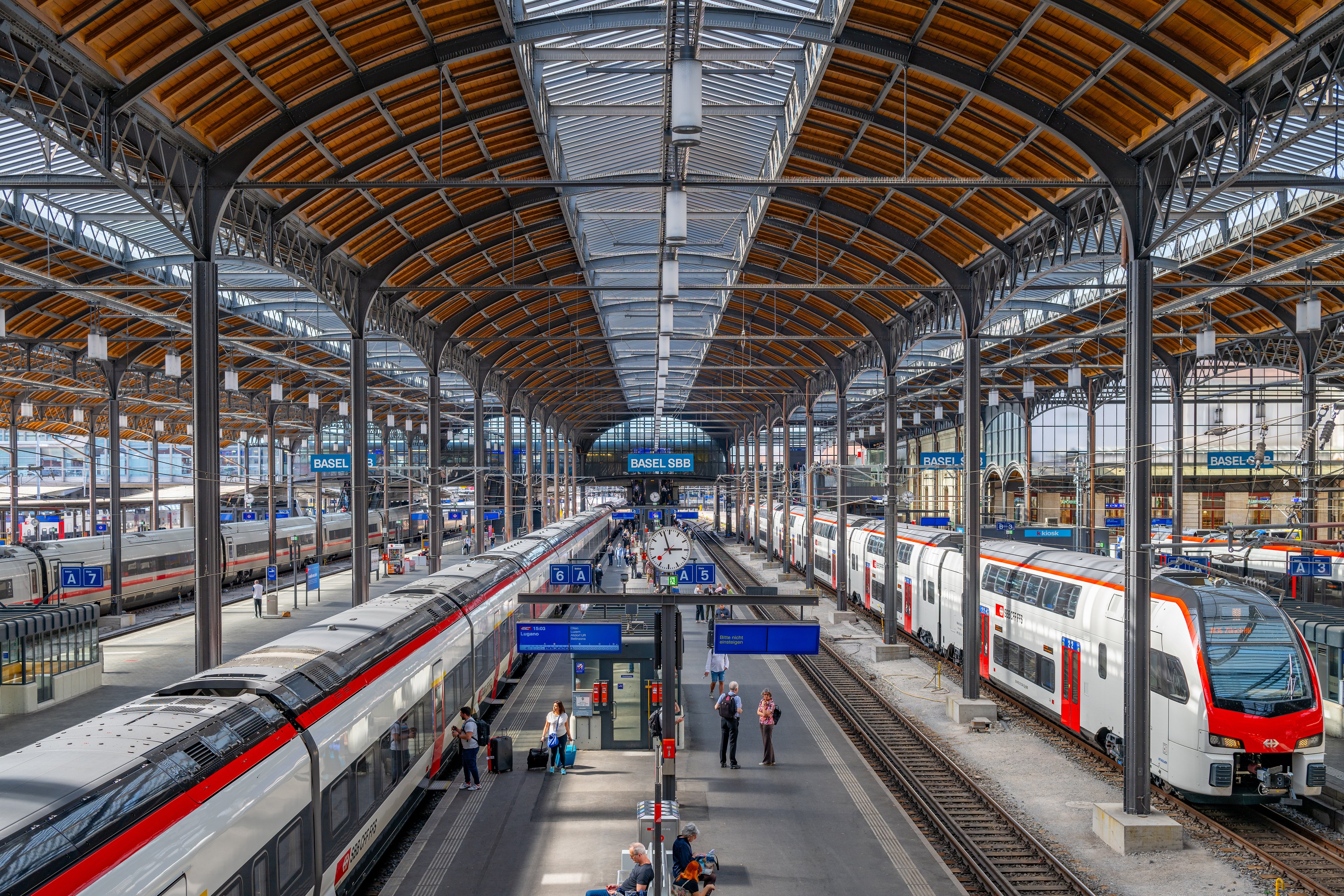 Verbindungen von und nach Deutschland verkehren planmässig direkt