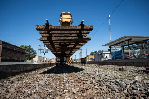 Travaux sur les voies