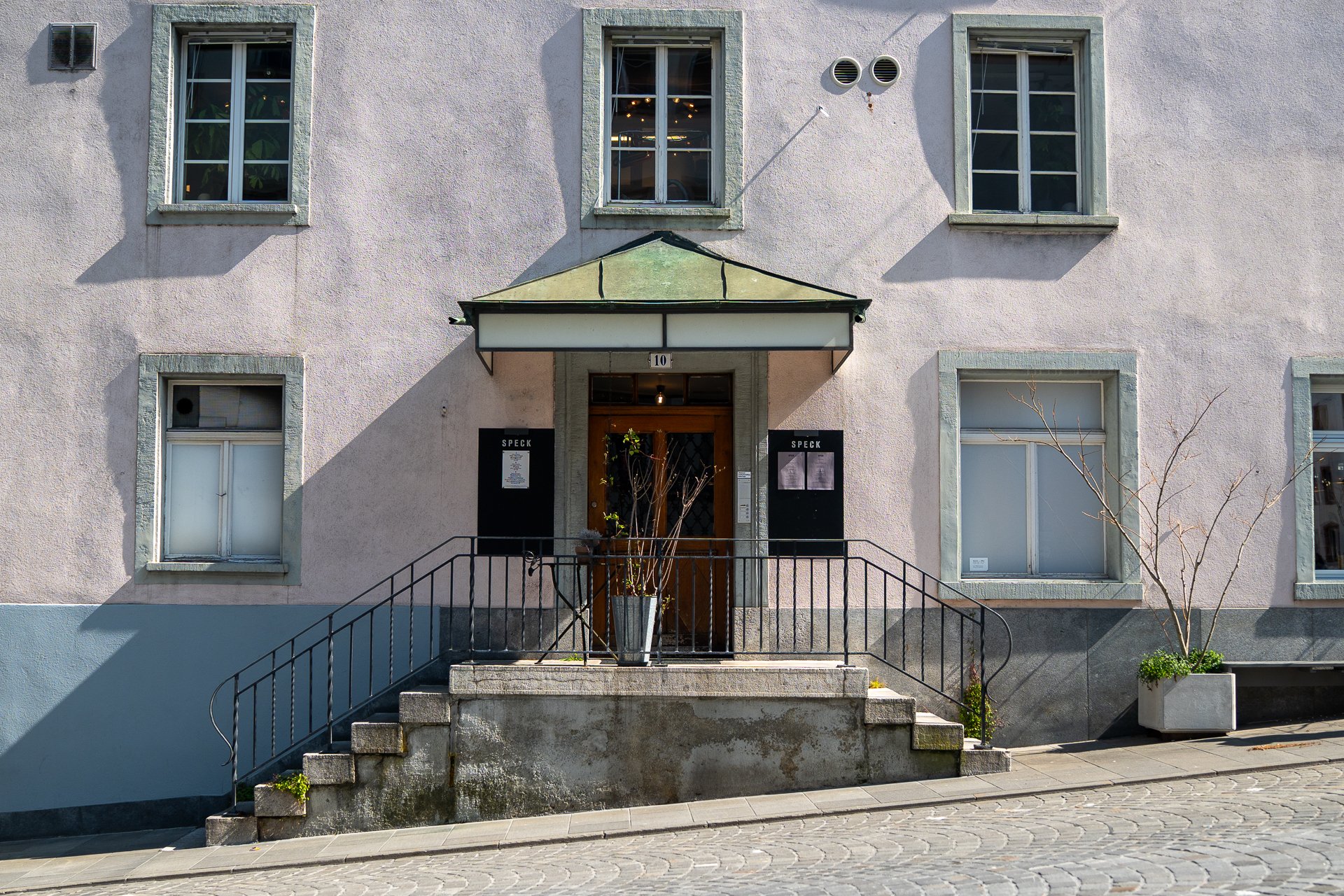 Aussenfassade des Restaurant Speck in Aarau.