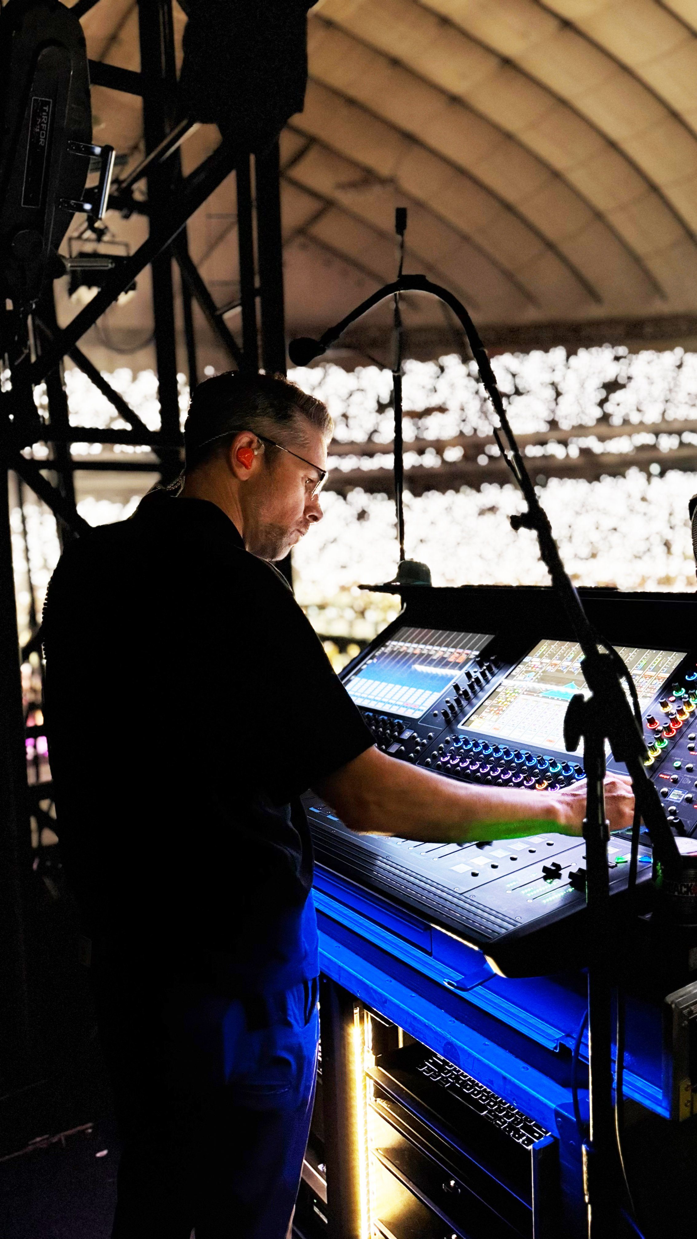 Monitor engineer Dave Rupsch