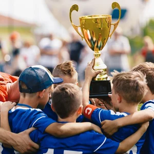 Jalkapallo turnaus voitto