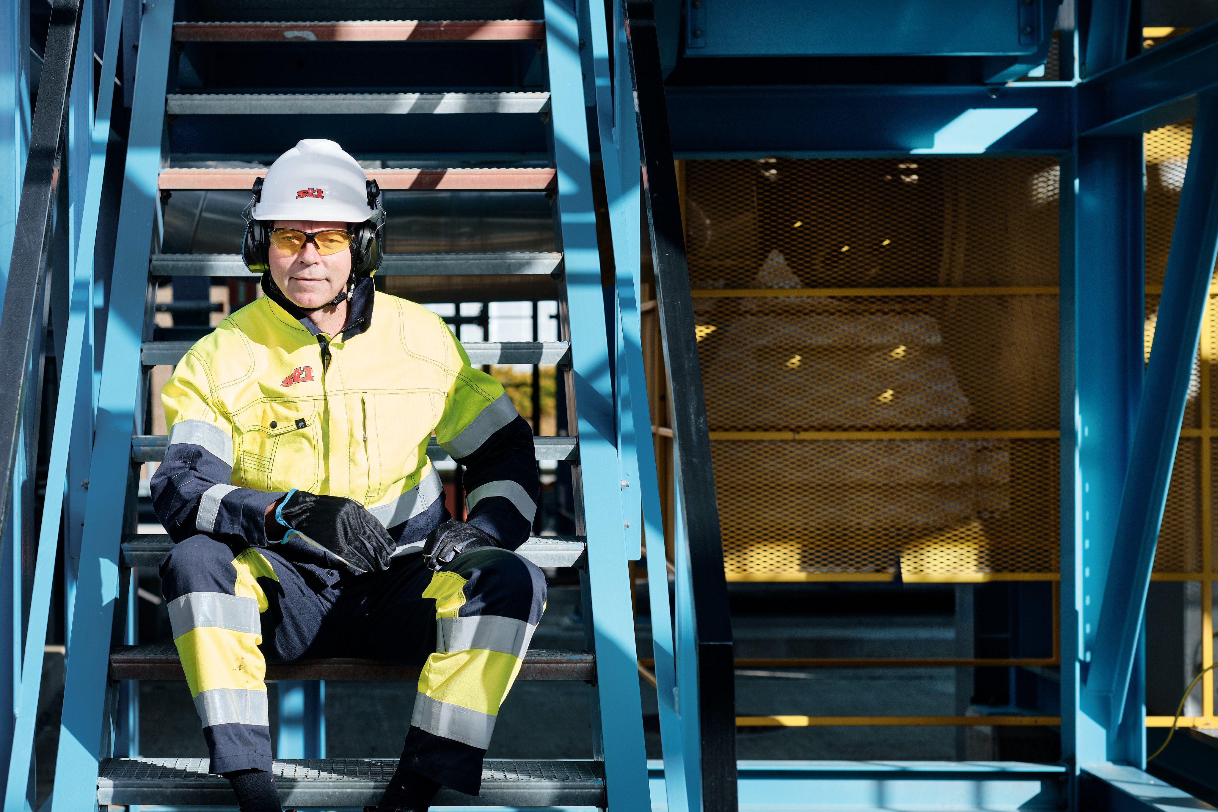 Employee at the refinery