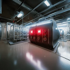 Öljylämmitin modernissa tuotantolaitoksessa