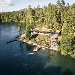 Rantasaunat ja Palmu - ilmakuva