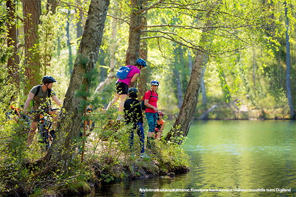 Rantafiilistelyä lähikuva