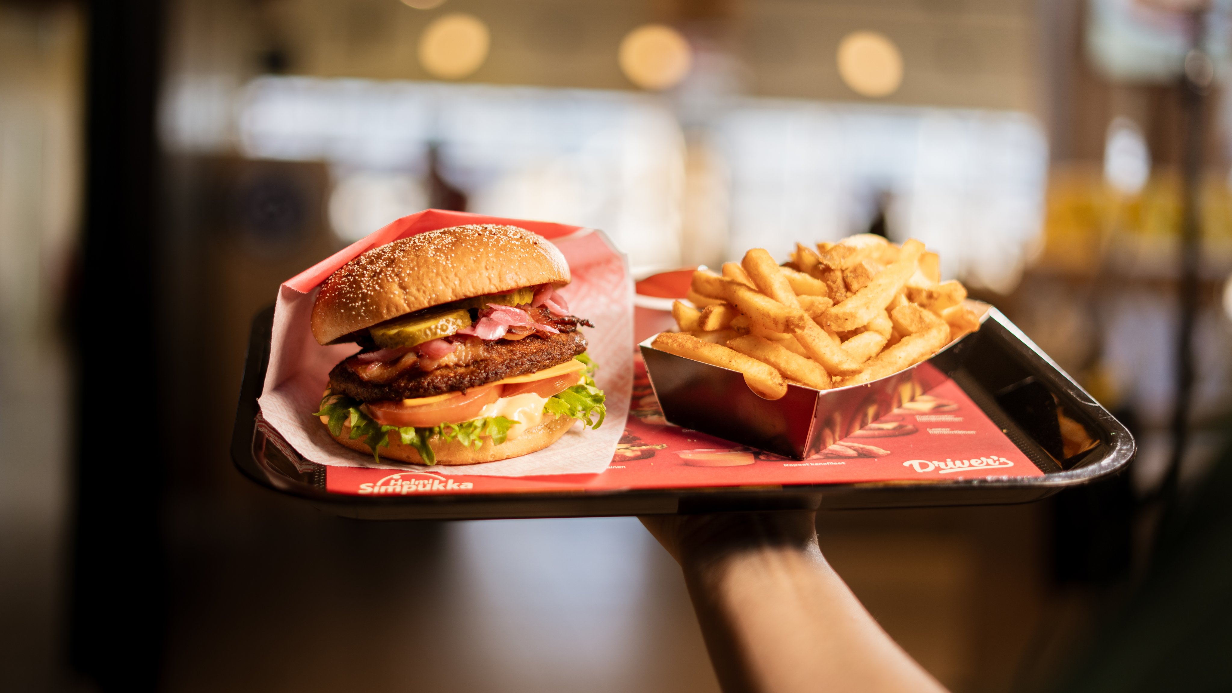 Meillä grillatut Driver's Burgerit