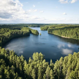 Vierumäen järviä - ilmakuva