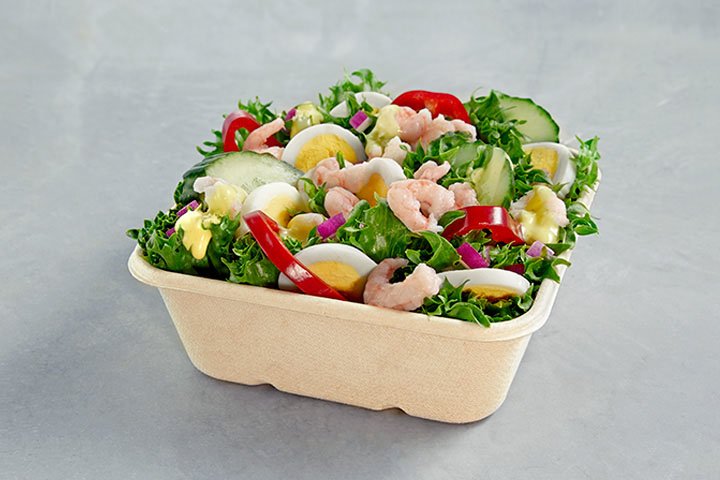 Salat vår egen med reker