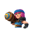 Firecracker — Clash Royale card art (Supercell Fan Kit)