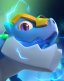 Electro Dragon Evolution — Clash Royale card art (Supercell Fan Kit)