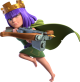 Archer Queen — Clash Royale card art (Supercell Fan Kit)