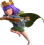 Archer Queen — Clash Royale card art (Supercell Fan Kit)