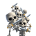 Skeleton Army — Clash Royale card art (Supercell Fan Kit)