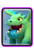Baby Dragon — Clash Royale card art (Supercell Fan Kit)