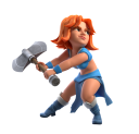 Valkyrie — Clash Royale card art (Supercell Fan Kit)