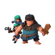 Rascals — Clash Royale card art (Supercell Fan Kit)