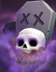 Graveyard — Clash Royale card art (Supercell Fan Kit)