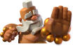 Monk — Clash Royale card art (Supercell Fan Kit)
