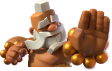 Monk — Clash Royale card art (Supercell Fan Kit)
