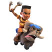 Ram Rider — Clash Royale card art (Supercell Fan Kit)