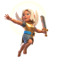 Battle Healer — Clash Royale card art (Supercell Fan Kit)