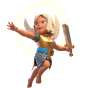 Battle Healer — Clash Royale card art (Supercell Fan Kit)