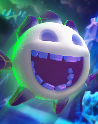 Ice Spirit Evolution — Clash Royale card art (Supercell Fan Kit)