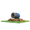 Cannon Cart — Clash Royale card art (Supercell Fan Kit)