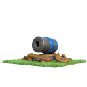 Cannon Cart — Clash Royale card art (Supercell Fan Kit)