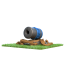 Cannon Cart — Clash Royale card art (Supercell Fan Kit)