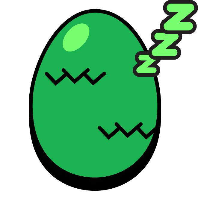 Godzilla Egg Pin