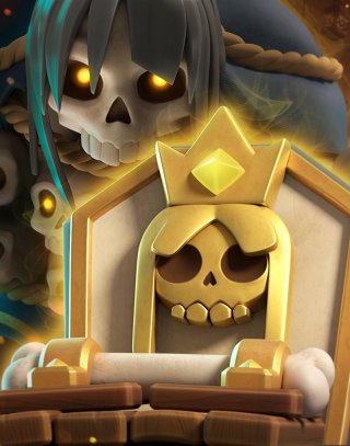 Tombstone Hero — Clash Royale card art (Supercell Fan Kit)