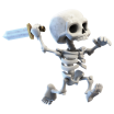 Skeletons — Clash Royale card art (Supercell Fan Kit)
