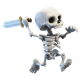 Skeletons — Clash Royale card art (Supercell Fan Kit)