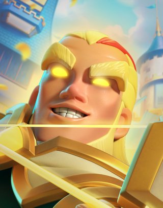 Magic Archer Hero — Clash Royale card art (Supercell Fan Kit)