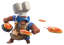 Royal Chef — Clash Royale card art (Supercell Fan Kit)