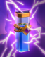 Zap Evolution — Clash Royale card art (Supercell Fan Kit)