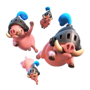 Royal Hogs — Clash Royale card art (Supercell Fan Kit)