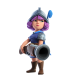 Musketeer — Clash Royale card art (Supercell Fan Kit)