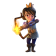 Princess — Clash Royale card art (Supercell Fan Kit)