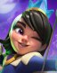 Princess Evolution — Clash Royale card art (Supercell Fan Kit)
