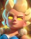 Valkyrie Hero — Clash Royale card art (Supercell Fan Kit)