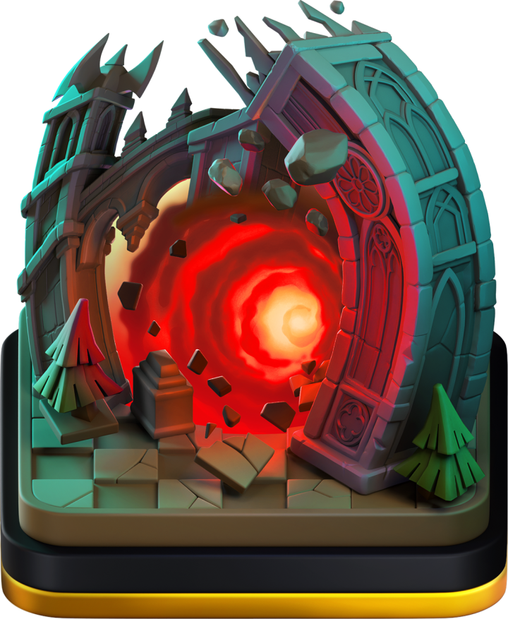 Cosmic Curse: Portal Panic — the event's portal (Supercell Fan Kit)