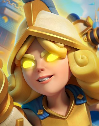 Musketeer Hero — Clash Royale card art (Supercell Fan Kit)